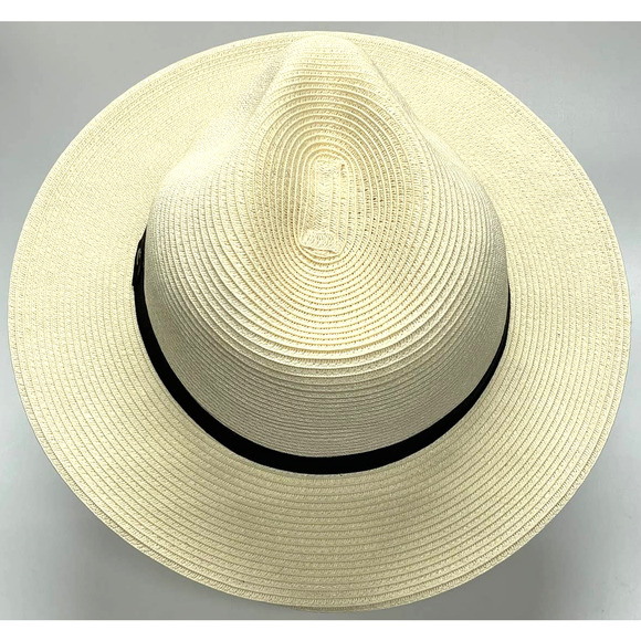 Sunday Cream Panama Hat with Black Band - Picture 5 of 9
